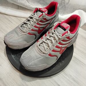 NEW Nike Mens Air Max Torch 4 Gray Red Athletic Shoes Sneakers SIZE 9 Men 10.5 W